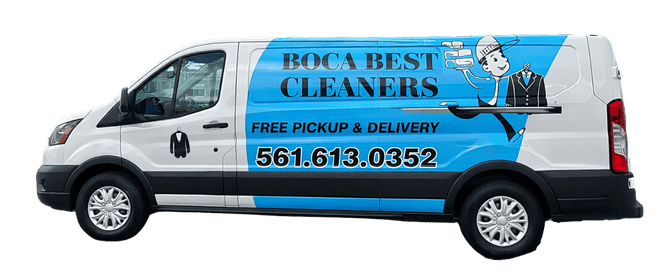 Boca Best Cleaners pickup and delivery van